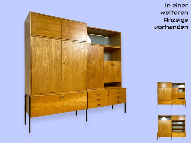 WMK I Kultiges modulares Designer Regalsystem 430 von Joachim Nebelung für VEB Hellerau I Regal Bücherregal Bücherschrank Regalwand Stringregal Sideboard Vitrine Mid-Century Vintage DDR 60er 70er (Copy)