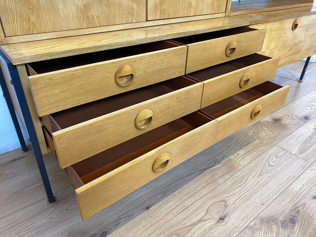 WMK I Kultiges modulares Designer Regalsystem 430 von Joachim Nebelung für VEB Hellerau I Regal Bücherregal Bücherschrank Regalwand Stringregal Sideboard Vitrine Mid-Century Vintage DDR 60er 70er (Copy)