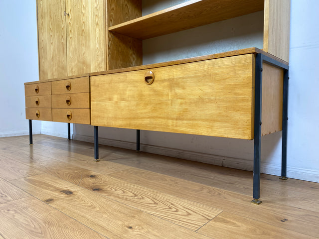 WMK I Kultiges modulares Designer Regalsystem 430 von Joachim Nebelung für VEB Hellerau I Regal Bücherregal Bücherschrank Regalwand Stringregal Sideboard Vitrine Mid-Century Vintage DDR 60er 70er (Copy)