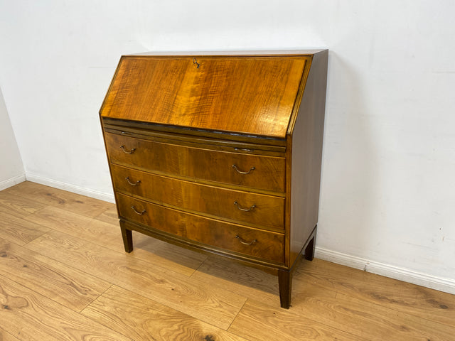 WMK I Sehr schöner skandinavischer Mid-Century Sekretär aus vollem Holz mit Schubladen und fester Schreibplatte I Schreibschrank Desk Schreibtisch Kommode Schubladenkommode Vintage Berlin Köln München