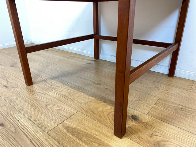 WMK I Stilvoller skandinavischer Mid-Century 2-in-1 Designer Couchtisch von Borge Mogensen für Fredericia Stolefabrik aus Teakholz I Wohnzimmertisch Satztisch Beistelltisch Danish Design Teak Vintage