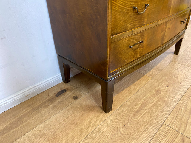 WMK I Sehr schöner skandinavischer Mid-Century Sekretär aus vollem Holz mit Schubladen und fester Schreibplatte I Schreibschrank Desk Schreibtisch Kommode Schubladenkommode Vintage Berlin Köln München