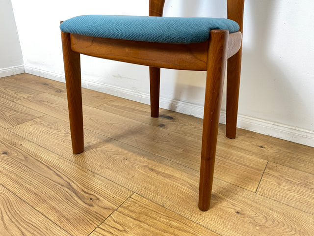 WMK # Set aus 6 raren & sehr gut erhaltenen skandinavischen Designerstühlen by John Mortensen for Koefoed Hornslet aus Teakholz # Stühle Esszimmerstühle Dining Chairs Danish Design Mid-Century Vintage