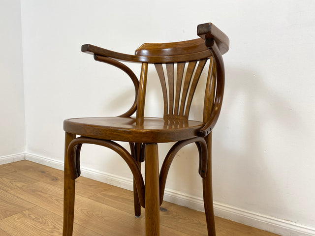 WMK # 1/2 Hochwertiger und sehr gut erhaltener Nachbau des berühmten Stuhl Nr. 24 von Thonet # Kaffeehausstuhl Bugholzstuhl Bistrostuhl Wiener Kaffeehaus Holzstuhl Küchenstuhl Esszimmerstuhl Vintage