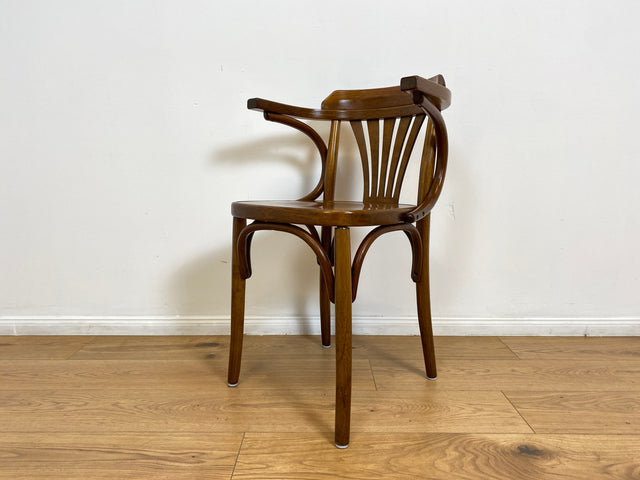 WMK # 1/2 Hochwertiger und sehr gut erhaltener Nachbau des berühmten Stuhl Nr. 24 von Thonet # Kaffeehausstuhl Bugholzstuhl Bistrostuhl Wiener Kaffeehaus Holzstuhl Küchenstuhl Esszimmerstuhl Vintage