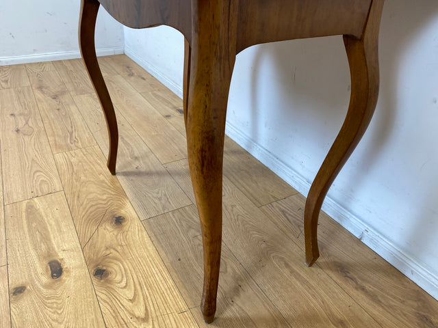 Eleganter aufklappbarer antiker Spieletisch in edlem Walnuss I Tisch Konsolentisch Konsole Esstisch Küchentisch Spieltisch Schreibtisch Jugendstil Chippendale Vintage I