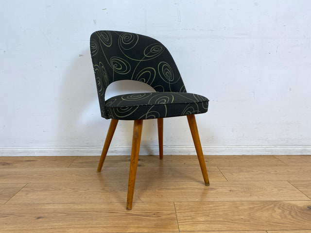 Seltener 50er Jahre Original Thonet Cocktailsessel mit tollem Originalbezug und Federkern Sitzen I Cocktail Sessel Stuhl Salonsessel Lesesessel Amrchair Vintage 60er I