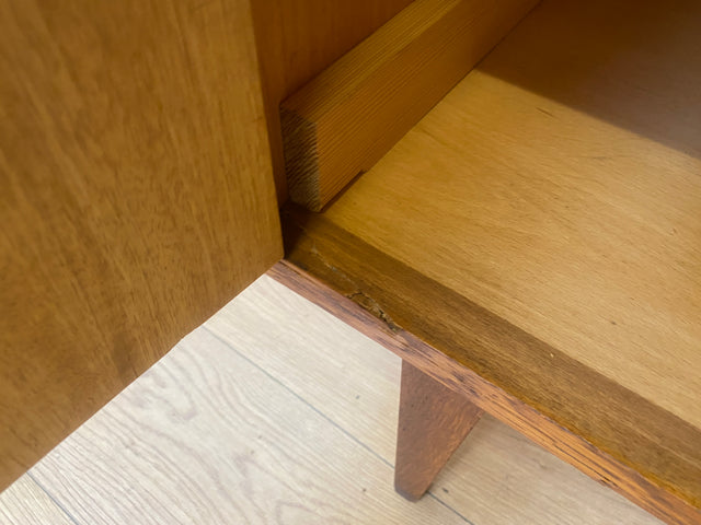 Kultiger Mid-Century Wäscheschrank Typ 602/B von Franz Ehrlich für VEB Hellerau aus 1963 in Eiche