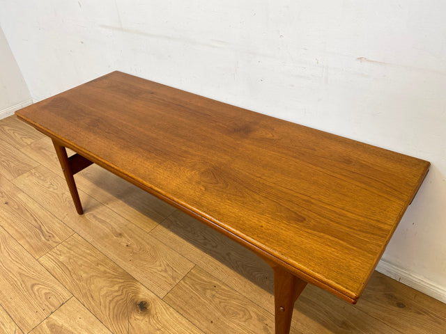 Stilvoller skandinavischer Designer Salontisch Trioh von Kai Kristiansen I auszieh- und höhenverstellbar I Teakholz I Wohnzimmertisch Couchtisch Esstisch Tisch Danish Design Mid-Century Vintage I