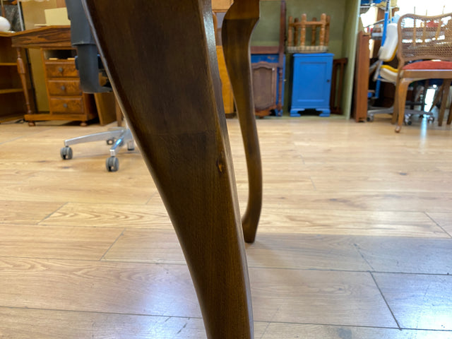 Sehr eleganter dunkler ausziehbarer 50er Jahre Chippendale Esstisch von Max Böhme I Tisch Holztisch Esszimmertisch Küchentisch Dining Table Mid-Century Vintage Barock I