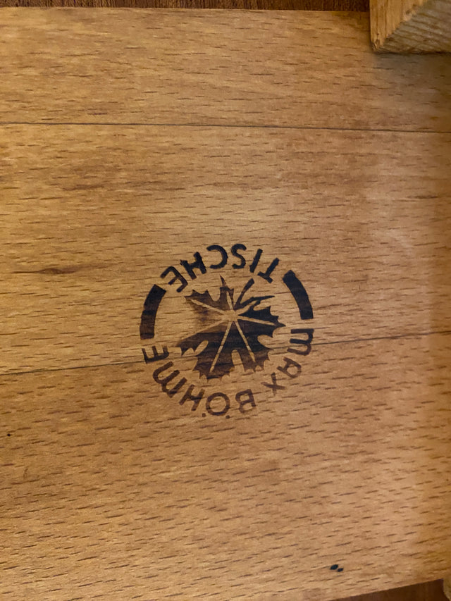 Sehr eleganter dunkler ausziehbarer 50er Jahre Chippendale Esstisch von Max Böhme I Tisch Holztisch Esszimmertisch Küchentisch Dining Table Mid-Century Vintage Barock I