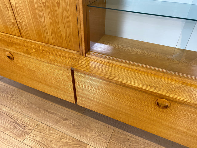 WMK I Stilvolles modulares Designer Regalsystem 430 I Joachim Nebelung I VEB Hellerau I Bücherschrank Highboard Regalwand Stringregal Wohnwand Vitrine Glasvitrine Mid-Century Vintage DDR 60er Retro I