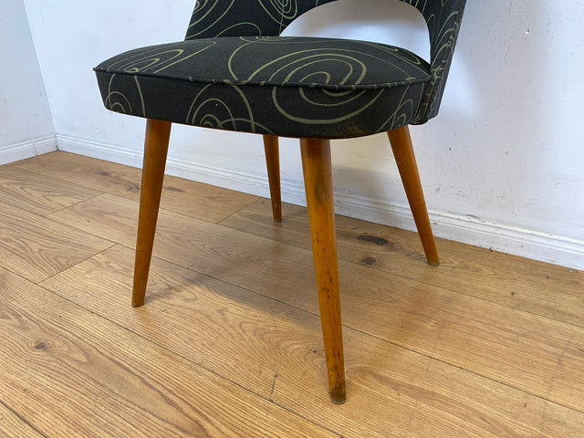 Seltener 50er Jahre Original Thonet Cocktailsessel mit tollem Originalbezug und Federkern Sitzen I Cocktail Sessel Stuhl Salonsessel Lesesessel Amrchair Vintage 60er I