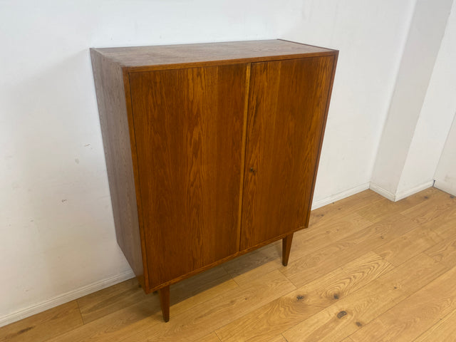 Kultiger Mid-Century Wäscheschrank Typ 602/B von Franz Ehrlich für VEB Hellerau aus 1963 in Eiche