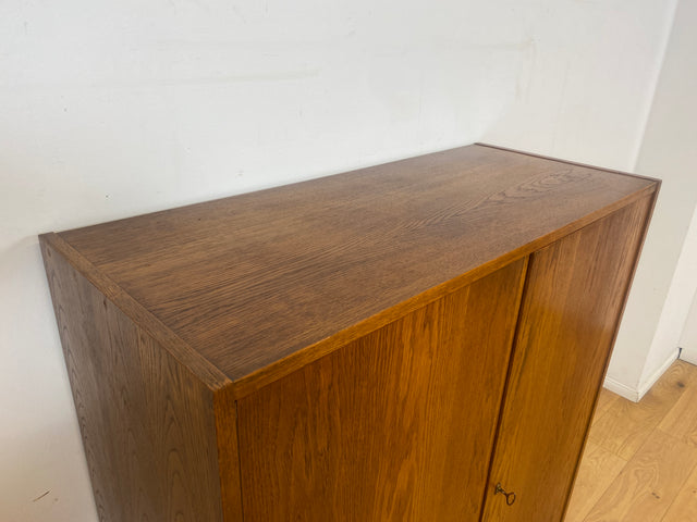 Kultiger Mid-Century Wäscheschrank Typ 602/B von Franz Ehrlich für VEB Hellerau aus 1963 in Eiche