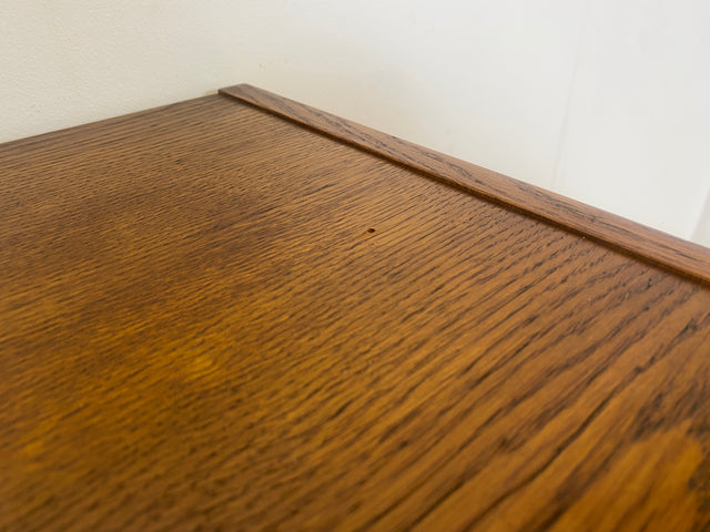 Kultiger Mid-Century Wäscheschrank Typ 602/B von Franz Ehrlich für VEB Hellerau aus 1963 in Eiche