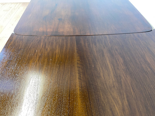 Sehr eleganter dunkler ausziehbarer 50er Jahre Chippendale Esstisch von Max Böhme I Tisch Holztisch Esszimmertisch Küchentisch Dining Table Mid-Century Vintage Barock I