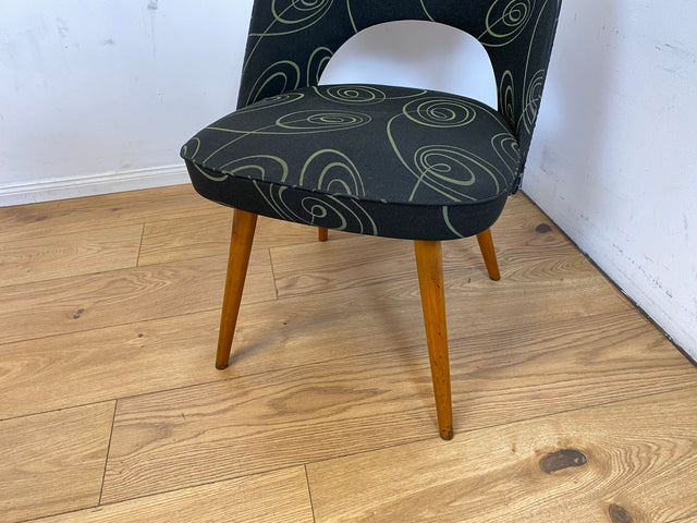 Seltener 50er Jahre Original Thonet Cocktailsessel mit tollem Originalbezug und Federkern Sitzen I Cocktail Sessel Stuhl Salonsessel Lesesessel Amrchair Vintage 60er I