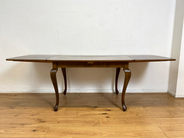 Sehr eleganter dunkler ausziehbarer 50er Jahre Chippendale Esstisch von Max Böhme I Tisch Holztisch Esszimmertisch Küchentisch Dining Table Mid-Century Vintage Barock I