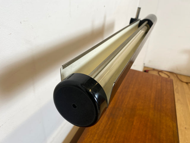 Sehr rare verstellbare Mid-Century Schwanenhals Tischleuchte von VEB NARVA I Lampe Leuchte Architektenlampe Schreibtischlampe Arbeitsleuchte Vintage Retro Werkstatt Ostalgie Industrie Design I
