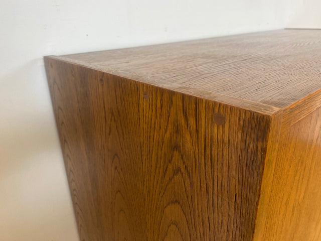 Kultiger Mid-Century Wäscheschrank Typ 602/B von Franz Ehrlich für VEB Hellerau aus 1963 in Eiche