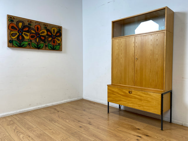 Hochwertiges modulares Designer Regalsystem 430 in Sen Esche I Joachim Nebelung für VEB Hellerau I Highboard Schrank Bücherschrank Sideboard Mid-Century Vintage DDR 60er 70er I
