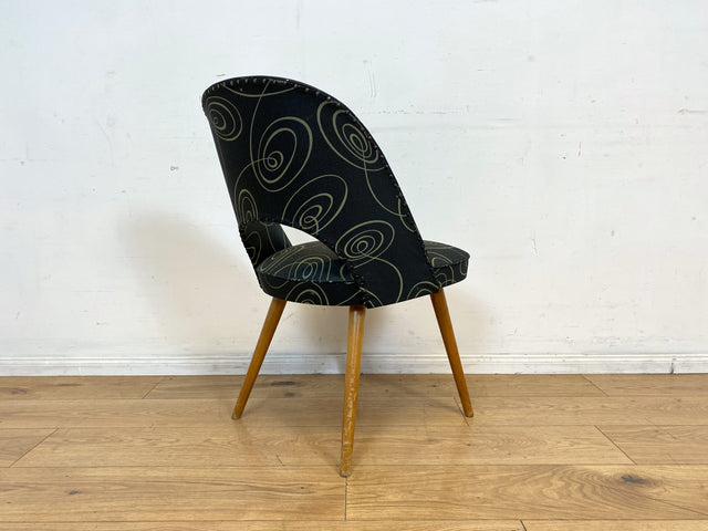 Seltener 50er Jahre Original Thonet Cocktailsessel mit tollem Originalbezug und Federkern Sitzen I Cocktail Sessel Stuhl Salonsessel Lesesessel Amrchair Vintage 60er I
