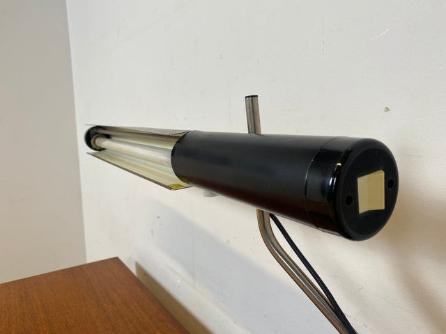 Sehr rare verstellbare Mid-Century Schwanenhals Tischleuchte von VEB NARVA I Lampe Leuchte Architektenlampe Schreibtischlampe Arbeitsleuchte Vintage Retro Werkstatt Ostalgie Industrie Design I