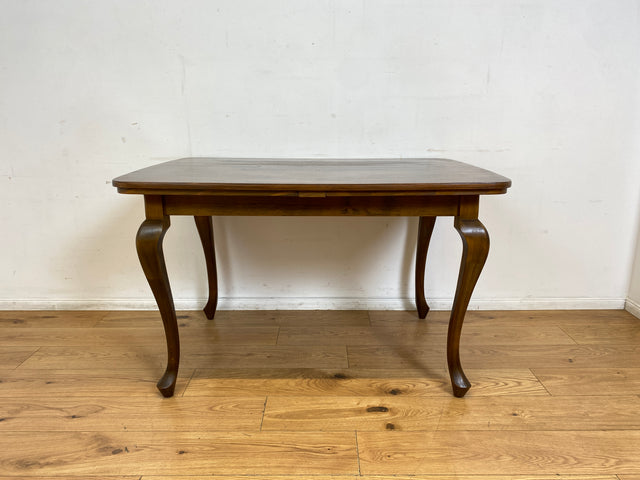 Sehr eleganter dunkler ausziehbarer 50er Jahre Chippendale Esstisch von Max Böhme I Tisch Holztisch Esszimmertisch Küchentisch Dining Table Mid-Century Vintage Barock I