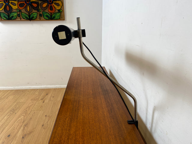 Sehr rare verstellbare Mid-Century Schwanenhals Tischleuchte von VEB NARVA I Lampe Leuchte Architektenlampe Schreibtischlampe Arbeitsleuchte Vintage Retro Werkstatt Ostalgie Industrie Design I