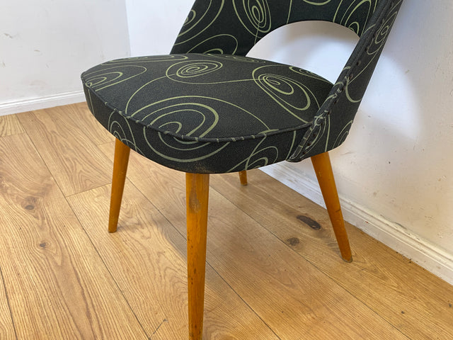 Seltener 50er Jahre Original Thonet Cocktailsessel mit tollem Originalbezug und Federkern Sitzen I Cocktail Sessel Stuhl Salonsessel Lesesessel Amrchair Vintage 60er I