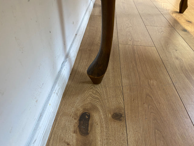 Sehr eleganter dunkler ausziehbarer 50er Jahre Chippendale Esstisch von Max Böhme I Tisch Holztisch Esszimmertisch Küchentisch Dining Table Mid-Century Vintage Barock I