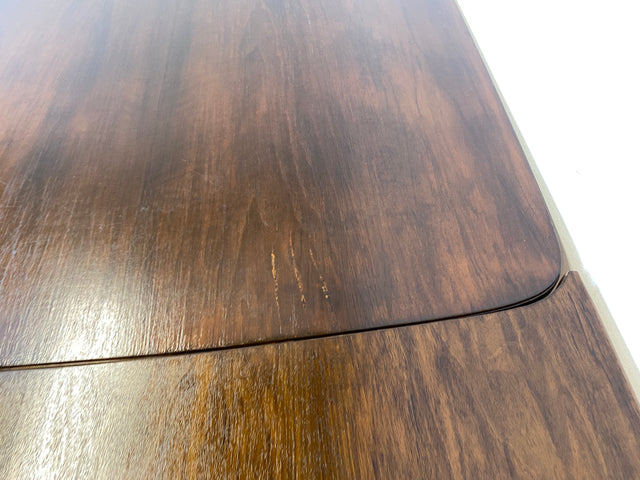 Sehr eleganter dunkler ausziehbarer 50er Jahre Chippendale Esstisch von Max Böhme I Tisch Holztisch Esszimmertisch Küchentisch Dining Table Mid-Century Vintage Barock I