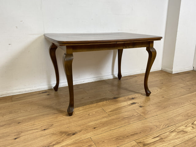 Sehr eleganter dunkler ausziehbarer 50er Jahre Chippendale Esstisch von Max Böhme I Tisch Holztisch Esszimmertisch Küchentisch Dining Table Mid-Century Vintage Barock I