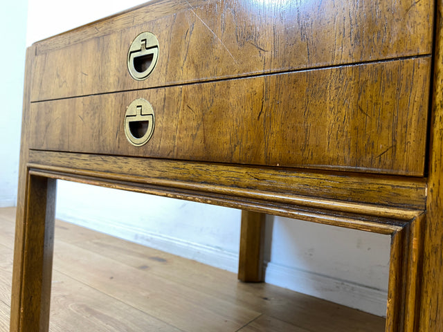 Original amerikanische Vintage Kommode in Hollywood Regency Stil von Drexler Heritage mit Schubladen I Beistelltisch Ablage Nachttisch Nachtkommode Nachtschrank Stilmöbel I