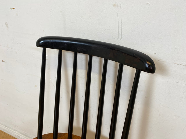 Set aus 4 stilvollen skandinavischen Designer Sprossenstühle von Tapiovaara in Teakholz I Stühle Esszimmerstühle Küchenstühle Holzstühle Essgruppe Danish Design Vintage Mid-Century 4er Teak 60er