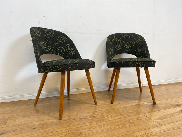 Seltener 50er Jahre Original Thonet Cocktailsessel mit tollem Originalbezug und Federkern Sitzen I Cocktail Sessel Stuhl Salonsessel Lesesessel Amrchair Vintage 60er I