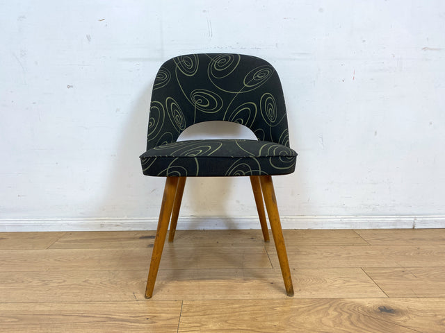 Seltener 50er Jahre Original Thonet Cocktailsessel mit tollem Originalbezug und Federkern Sitzen I Cocktail Sessel Stuhl Salonsessel Lesesessel Amrchair Vintage 60er I