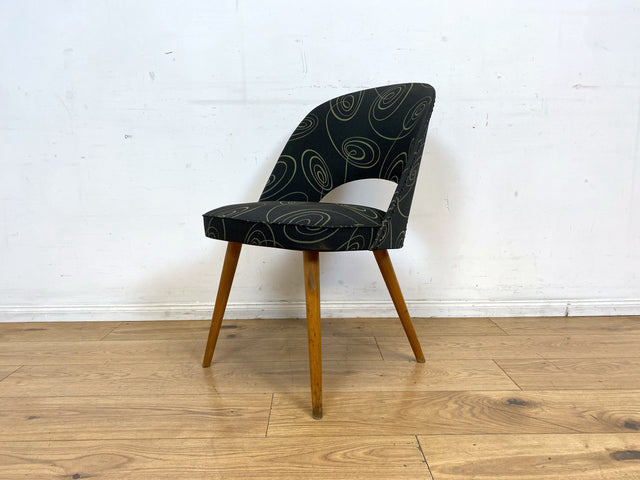 Seltener 50er Jahre Original Thonet Cocktailsessel mit tollem Originalbezug und Federkern Sitzen I Cocktail Sessel Stuhl Salonsessel Lesesessel Amrchair Vintage 60er I