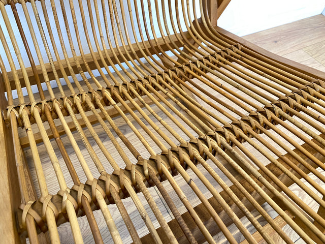 Formschöner und gut erhaltener 60er Jahre Designer Schaukelstuhl von Selman Selmanagic für VEB Hellerau I Stuhl Sessel Lesesessel Rocking Chair Mid-Century DDR Vintage I