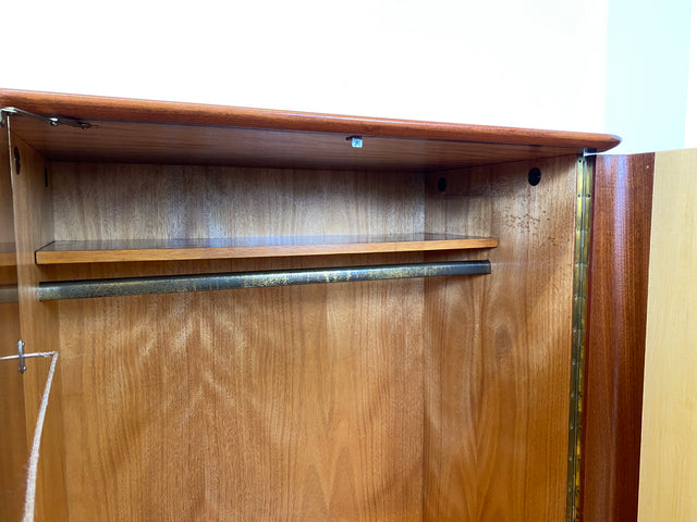 Besonders schöner großer 60er Jahre Kleiderschrank Dominia von VEB Heidenau I Schrank Schlafzimmerschrank Wardrobe Wäscheschrank Rockabilly Mid-Century Vintage Retro 50er I