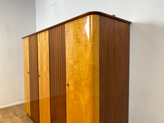 Besonders schöner großer 60er Jahre Kleiderschrank Dominia von VEB Heidenau I Schrank Schlafzimmerschrank Wardrobe Wäscheschrank Rockabilly Mid-Century Vintage Retro 50er I
