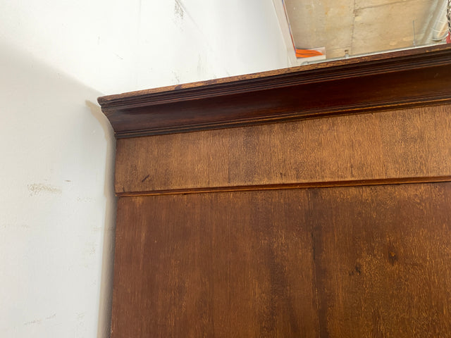 Wunderschöner und sehr geräumiger antiker Kleiderschrank aus vollem Holz mit Spiegeltür I Schrank Schlafzimmerschrank Wäscheschrank Jugendstil Gründerzeit Vintage I