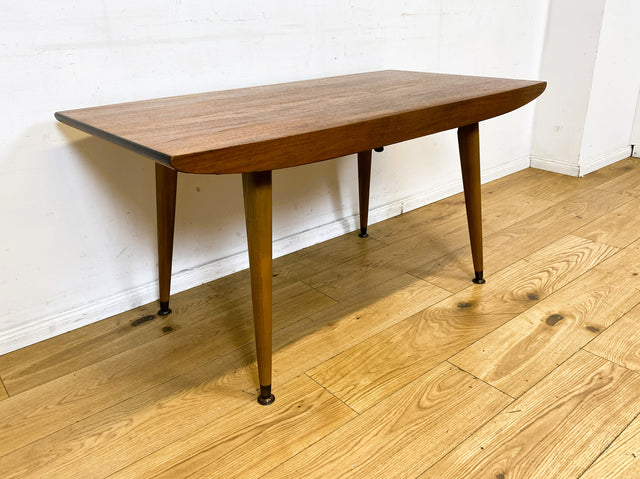 Stilvoller auszieh- und höhenverstellbarer Mid-Century Multifunktionstisch in Teakholz I Tisch Ausziehtisch Esstisch Küchentisch Couchtisch Holztisch 50er 60er Vintage Teak I