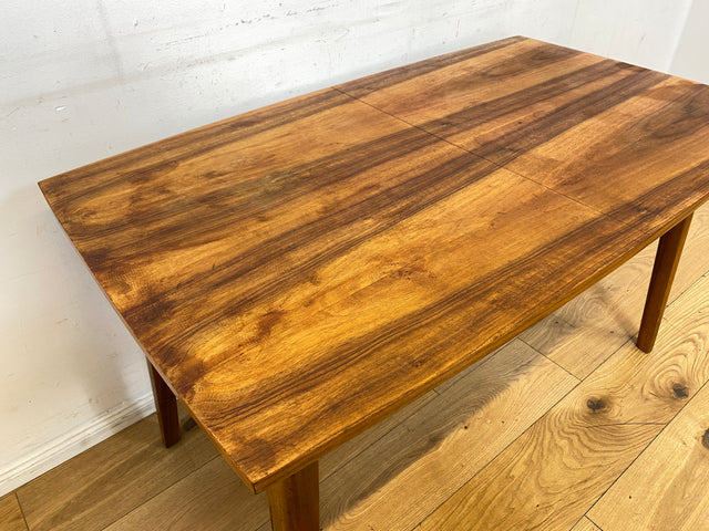 Formschöner ausziehbarer und höhenverstellbarer Mid-Century Multifunktionstisch in Palisander I Salontisch Esstisch Küchentisch Couchtisch Holztisch Vintage 50er 60er I
