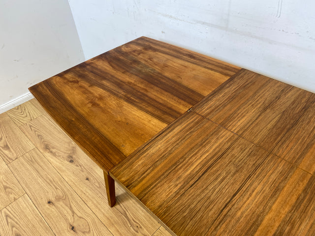 Formschöner ausziehbarer und höhenverstellbarer Mid-Century Multifunktionstisch in Palisander I Salontisch Esstisch Küchentisch Couchtisch Holztisch Vintage 50er 60er I