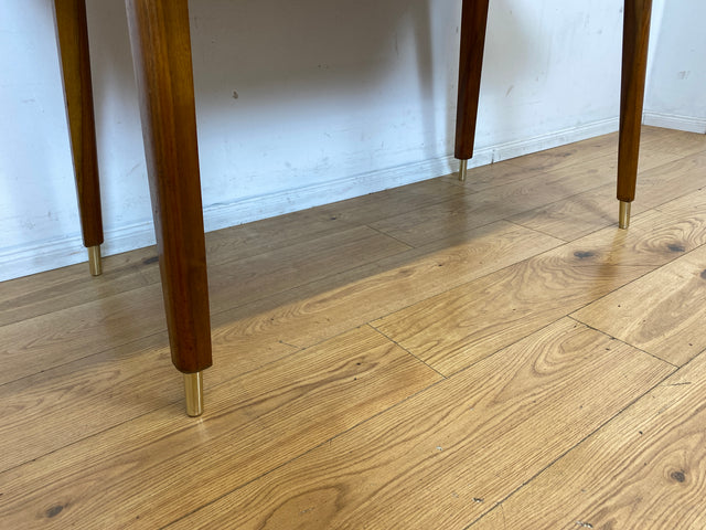 Formschöner ausziehbarer und höhenverstellbarer Mid-Century Multifunktionstisch in Palisander I Salontisch Esstisch Küchentisch Couchtisch Holztisch Vintage 50er 60er I
