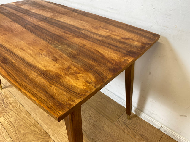 Formschöner ausziehbarer und höhenverstellbarer Mid-Century Multifunktionstisch in Palisander I Salontisch Esstisch Küchentisch Couchtisch Holztisch Vintage 50er 60er I