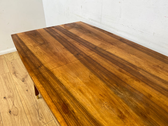 Formschöner ausziehbarer und höhenverstellbarer Mid-Century Multifunktionstisch in Palisander I Salontisch Esstisch Küchentisch Couchtisch Holztisch Vintage 50er 60er I