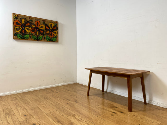 Formschöner ausziehbarer und höhenverstellbarer Mid-Century Multifunktionstisch in Palisander I Salontisch Esstisch Küchentisch Couchtisch Holztisch Vintage 50er 60er I